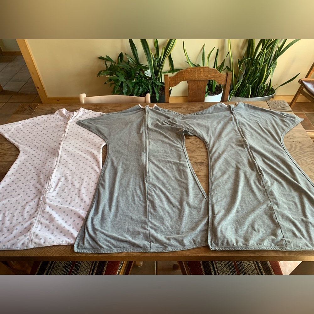 Zipadee sleep sacks size large 12M-24M (one is fleece!)